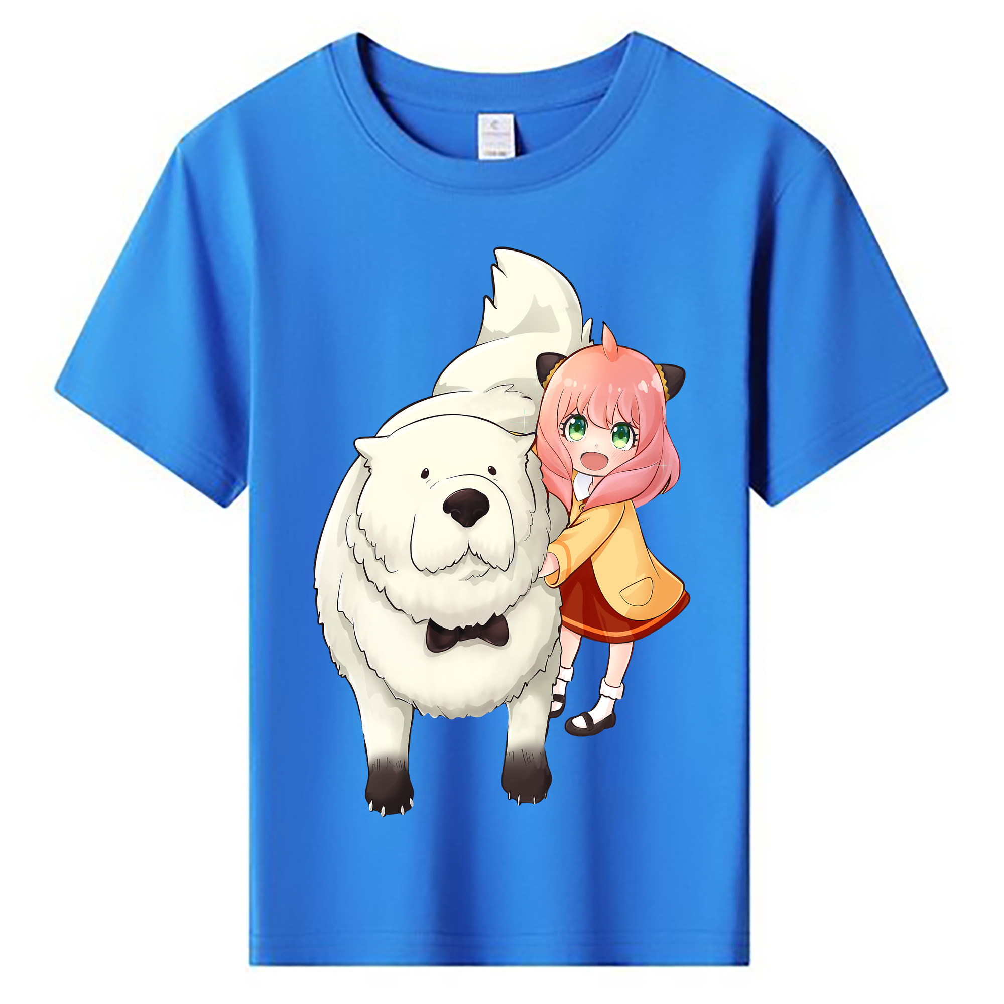 （画像用） SPY×FAMILY间谍家家酒 綿100％キッズTシャツ（フロントプリント）